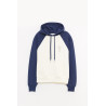 AMI BLANC CREME ENCRE BOXY FIT HOODIE
